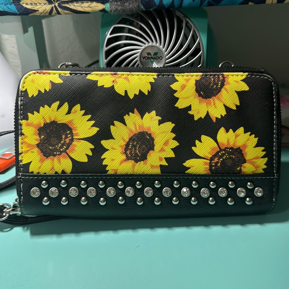 Sunflower crossbody purse